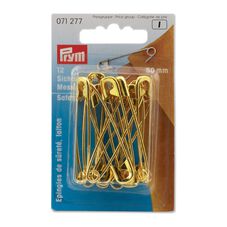 Safety pins, gold